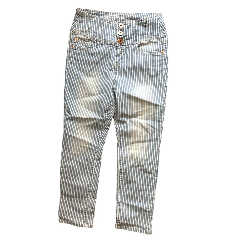 High Rise Sculpting Skinny Crop Jeans (V52)